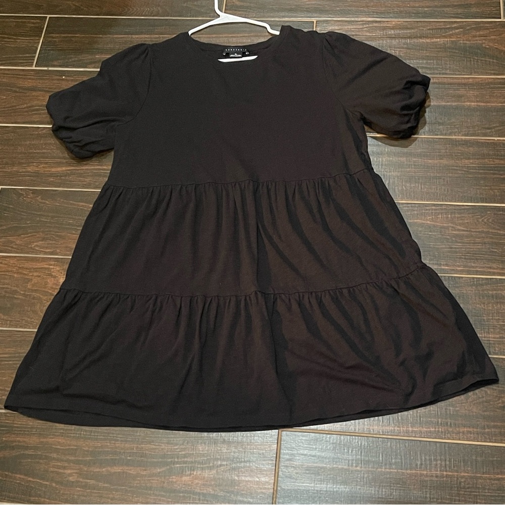 Sanctuary Black Tiered Women’s Mini  Dress